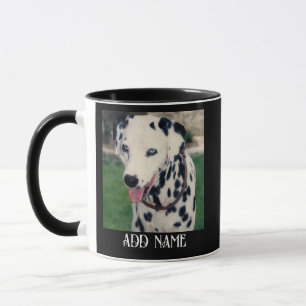 My Pet Friend Custom Photo Black Mug