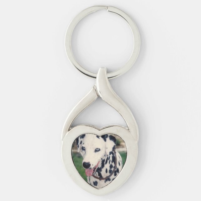 My Pet Friend Upload Your Own Photo Custom  Keychain (Front)