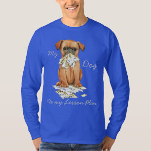 My Petit Brabancon Ate My Lesson Plan T-Shirt