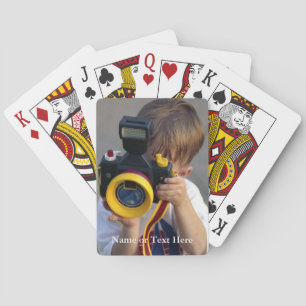 My Photo Playing Cards - Personalize name / photo