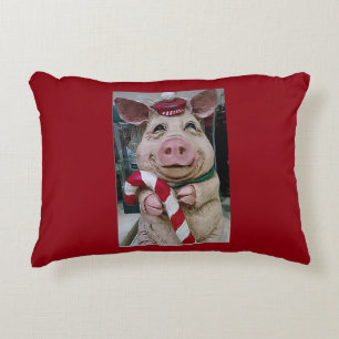 "MY PIGGY PILLOW" CHRISTMAS DECOR DECORATIVE PILLOW