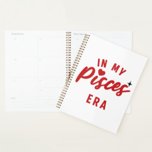 my Pisces era Book Planner ,Pisces birthday gift