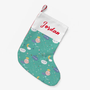 My Planet Dream Big Little One Pattern Small Christmas Stocking