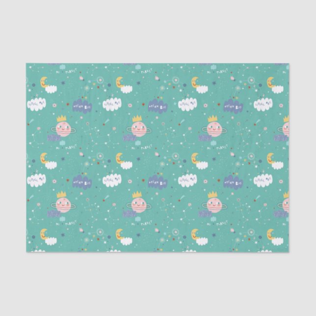 My Planet Dream Big Little One Pattern Tissue Paper (Front)