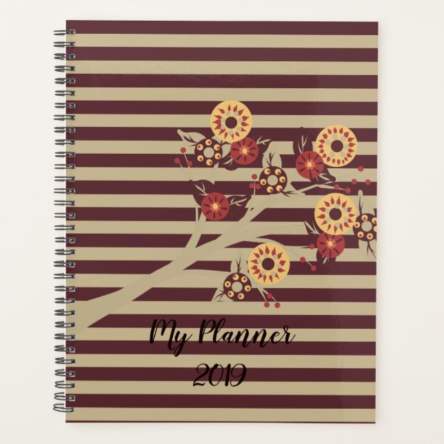 My Planner | Brown and Gold You Customize (Front)