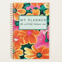 My Planner. The Work/Life Balance - floral-pattern