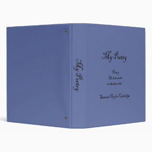 My Poetry Binder