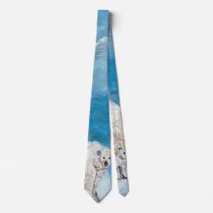 My polar bears - for dad tie