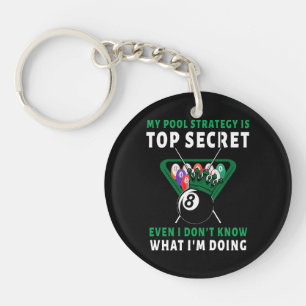 My Pool Strategy Is Even Keychain