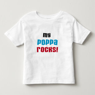 My Poppa Rocks Tshirts et cadeaux