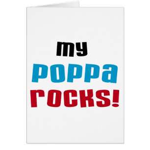 My Poppa Rocks Tshirts et cadeaux