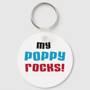 My Poppy Rocks T-shirts and Gifts Keychain