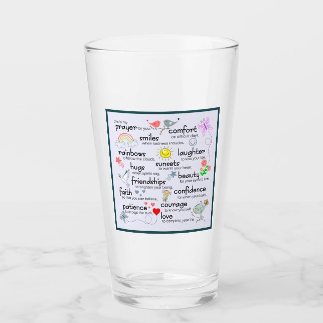 My Prayer For You Glass (Front)