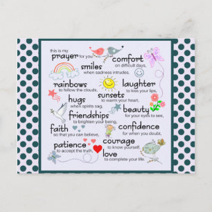 My Prayer For You Postcard