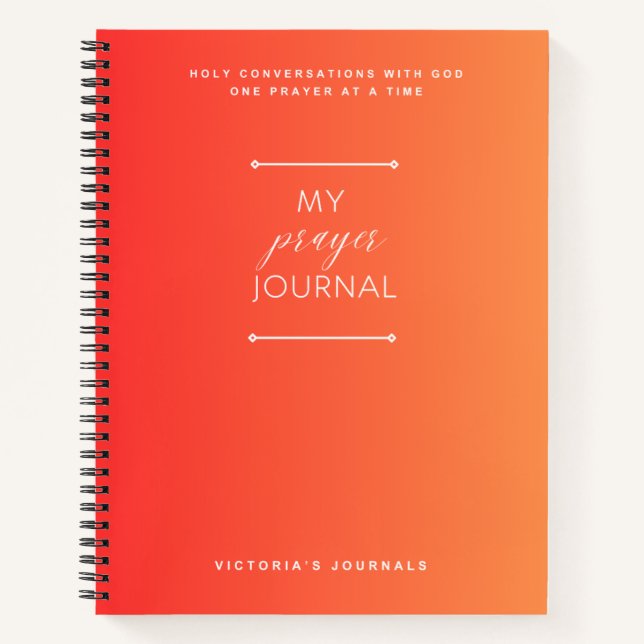 My prayer Journal (Front)