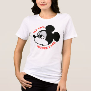 My Pre Coffee Face Mickey Mouse Tri-Blend Shirt