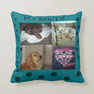 My Precious Babies Throw Pillow