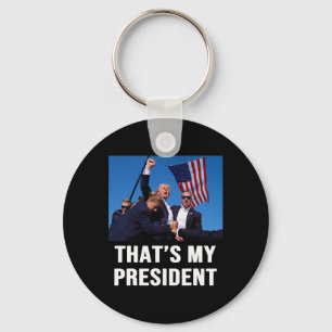 My President Trump 2024  Keychain