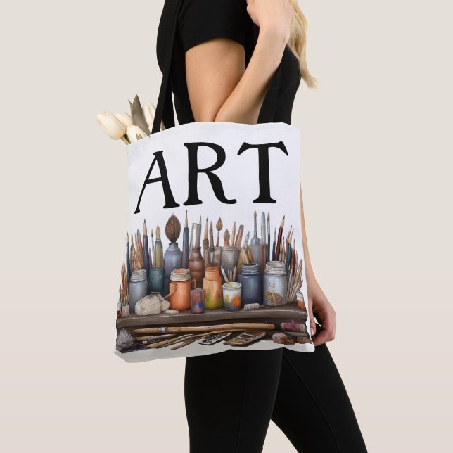 MY PRETTY ART TOTE BAG (Close Up)