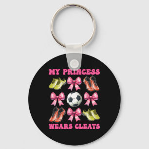 My Princess Wears Cleats Soccer Mom Mother's Day C Keychain