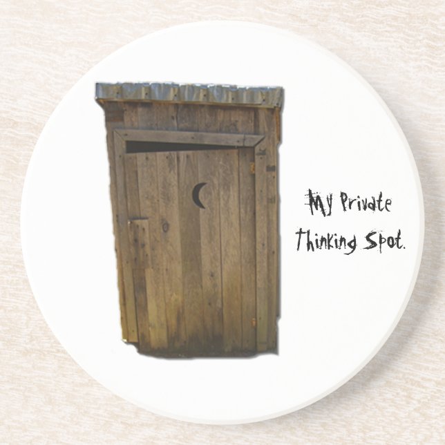 My Private Thinking Spot. Coaster (Front)