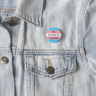 My Pronoun Is Comrade 1 Inch Round Button