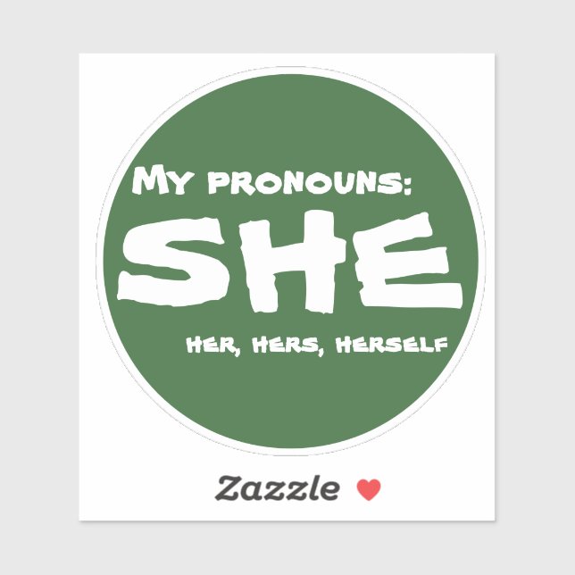 My Pronouns She (Sheet)