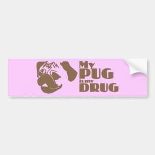 My Pug is my Drug Decal