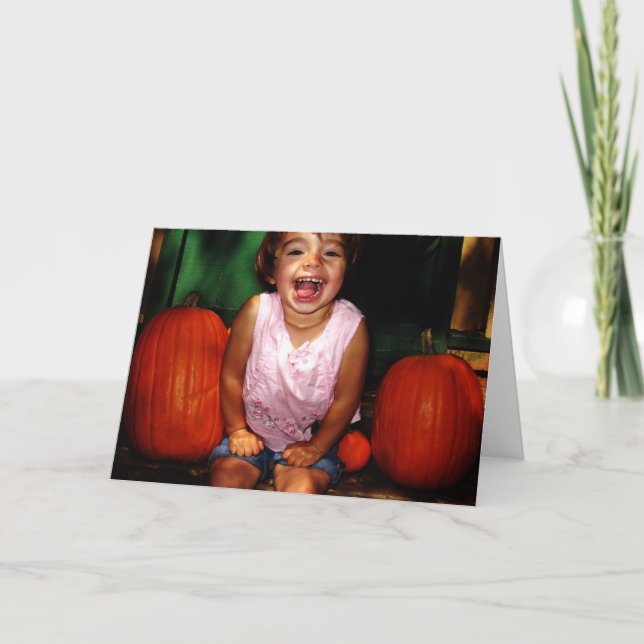 My PumpkinGirl  Card (Front)
