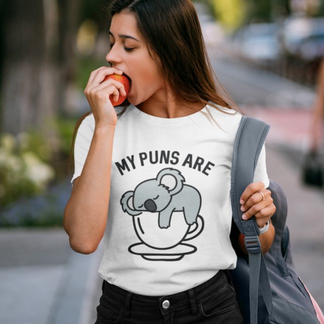 My Puns Are Koala Tea T-Shirt (My puns are koala tea t-shirt)