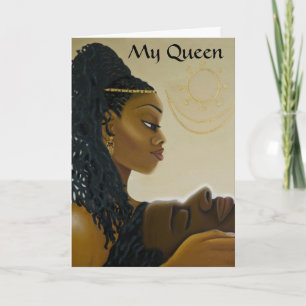 'My Queen' Greeting Card