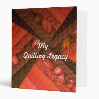 My Quilting Legacy Binder