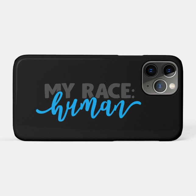 My Race: Human iPhone / iPad case (Back (Horizontal))