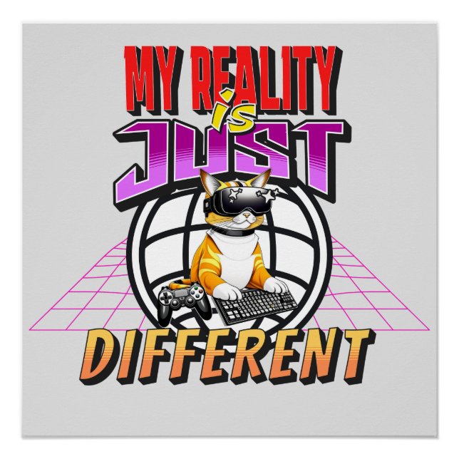 MY REALITY IS JUST DIFFERENT! POSTER (Front)