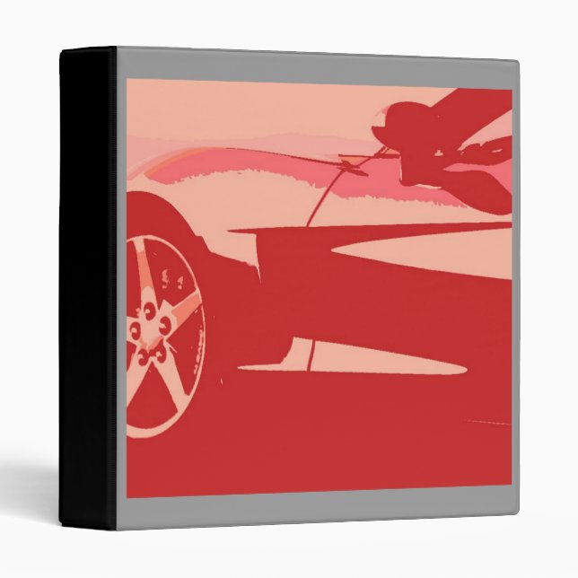 My Red Corvette Binder (Front/Spine)