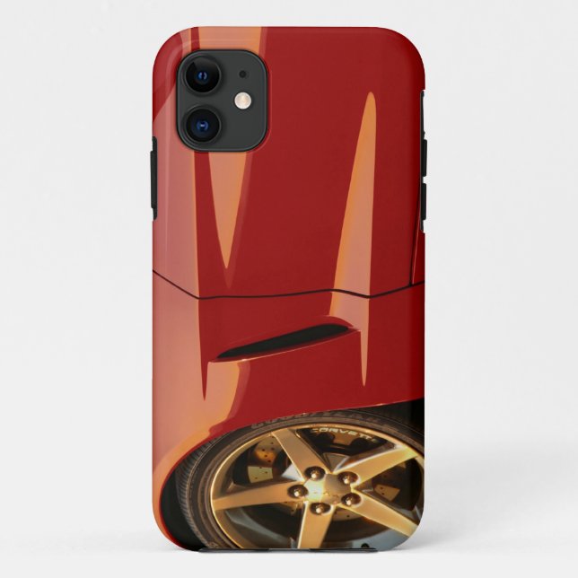 My Red Corvette Case-Mate iPhone Case (Back)