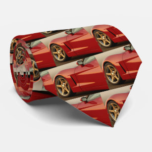 My Red Corvette Tie