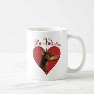 My Red Doberman Valentine Coffee Mug