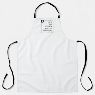 My Refuge and Strength Scripture Promises Scriptur Apron