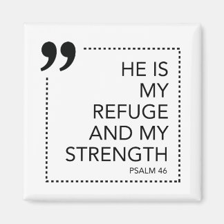 My Refuge and Strength Scripture Promises Scriptur Magnet