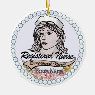 My Registered Nurse Ceramic Ornament