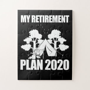 My Retirement Plan 2020 Custom Gift Jigsaw Puzzle