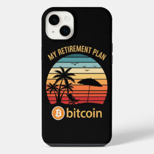 My Retirement Plan Bitcoin Beach Sunset iPhone 14 Plus Case