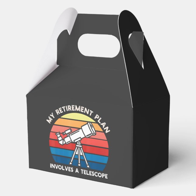 My Retiret Plan Involves A Telescope Favor Box (Front)