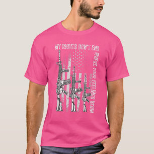 My Rights Don't End Where Your Feelings Begin Usa  T-Shirt