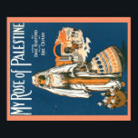 My Rose of Palestine poster<br><div class="desc">Vintage image of sheet music cover for 1917 song "My Rose of Palestine" - Lyricist Dave Radford - Composer Abe Olman - lyrics: MY ROSE OF PALESTINE : Near the old stone gates of Jerusalem, Where the pilgrims pass each day; There's a quaint old-fashioned coffee-house Where they rest on their...</div>