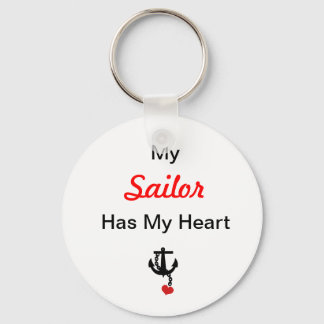 My Sailor Has My Heart Keychain