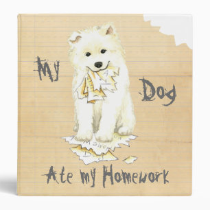 My Samoyed Ate my Homework Binder