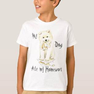 My Samoyed Ate my Homework T-Shirt
