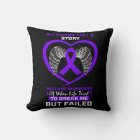 My Scars Tell A Story Purple Hodgkin's Lymphoma Aw